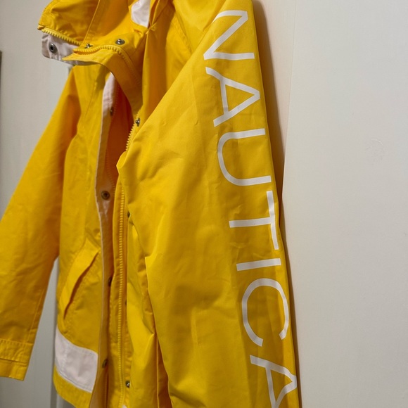 Nautica Women’s Rain Jacket - Yellow - Size M - Picture 3 of 4